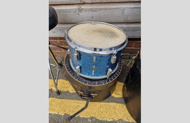 Vintage Trixon Telstar Blue Croc Drum Kit - Image 4